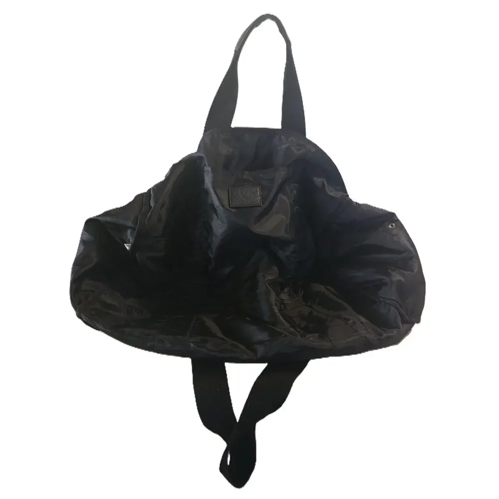 Heritage 1981 Gray/Blk Tweed-Zippered Duffle w/Handle & Adj Strap 2-Pockets